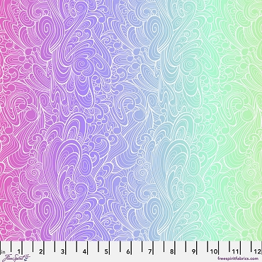 Tula Pink - Floral Reef - Riptide - PWTP270 - Deep Dive